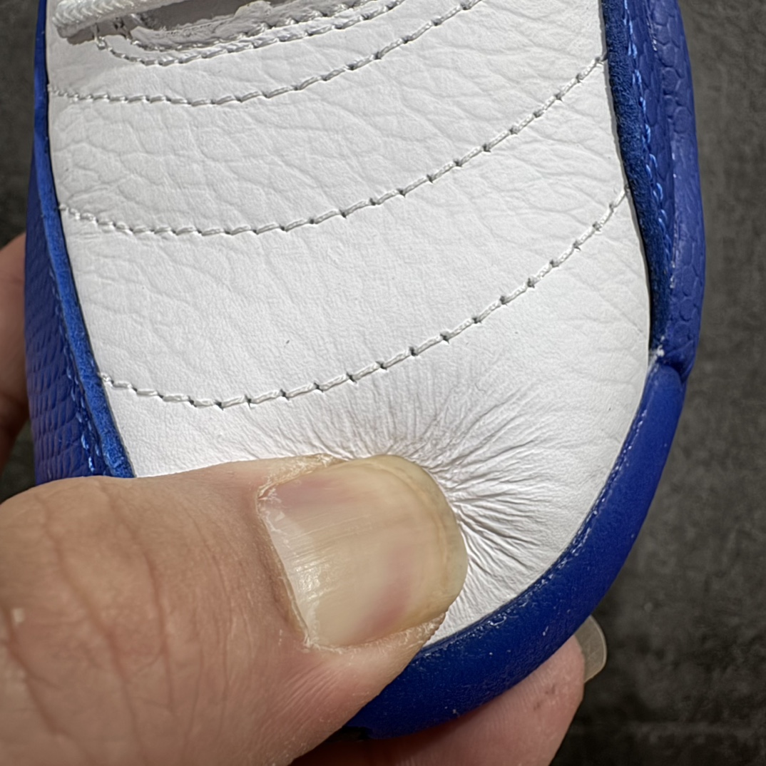 图片[5]-【外贸大厂纯原】顶级Air Jordan AJ12 BlueBerry 白蓝 货号：CT8013-140nn原楦原纸板开发 原汁原味12代鞋型进口原厂皮料 超软荔枝皮 质感满分n原厂碳板 原装材料 原厂定制金属扣 原厂电绣 支持与公司货全方位对比 只服务于5%懂鞋的高端客户 发国外可支持各种retail商店充正寄售 SIZE：40 40.5 41 42 42.5 43 44 44.5 45 45.5 46 47.5 编码：777450480-鞋库