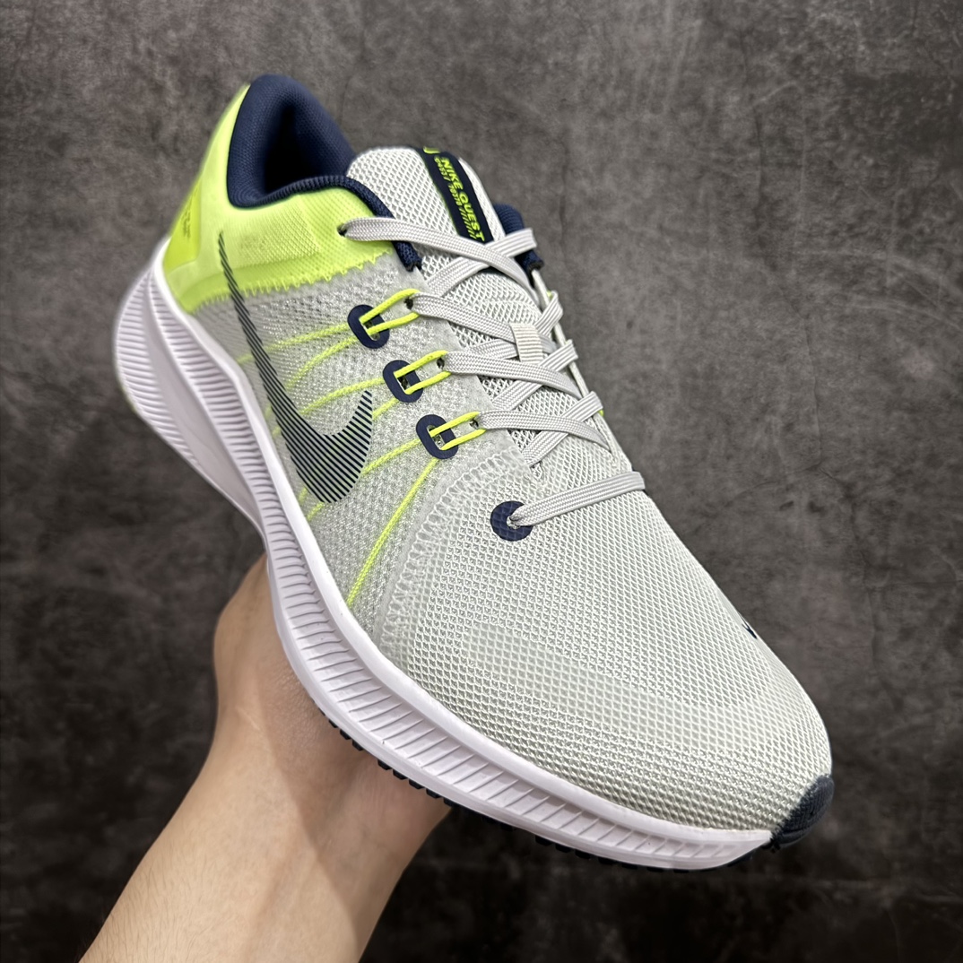 图片[3]-【福利特价】天猫原装 Nike Qust4 Qust5 缓震休闲跑鞋 灰绿 DA1105-003 渠道货库存特价 品相自观 健身 慢跑神器 两位数穿正品 国内懂的都懂 渠道货 两位数清仓福利 专供 Tmall+实体专柜的货 尺码：39 40 40.5 41 42 42.5 43 44 44.5 45-选品中心