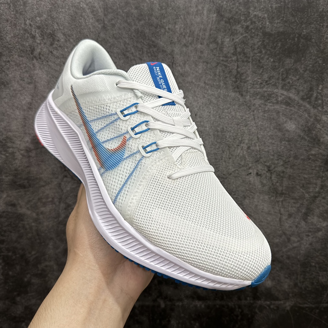 图片[3]-【福利特价】天猫原装 Nike Qust4 Qust5 缓震休闲跑鞋 灰绿 DA1105-101 渠道货库存特价 品相自观 健身 慢跑神器 两位数穿正品 国内懂的都懂 渠道货 两位数清仓福利 专供 Tmall+实体专柜的货 尺码：39 40 40.5 41 42 42.5 43 44 44.5 45-选品中心