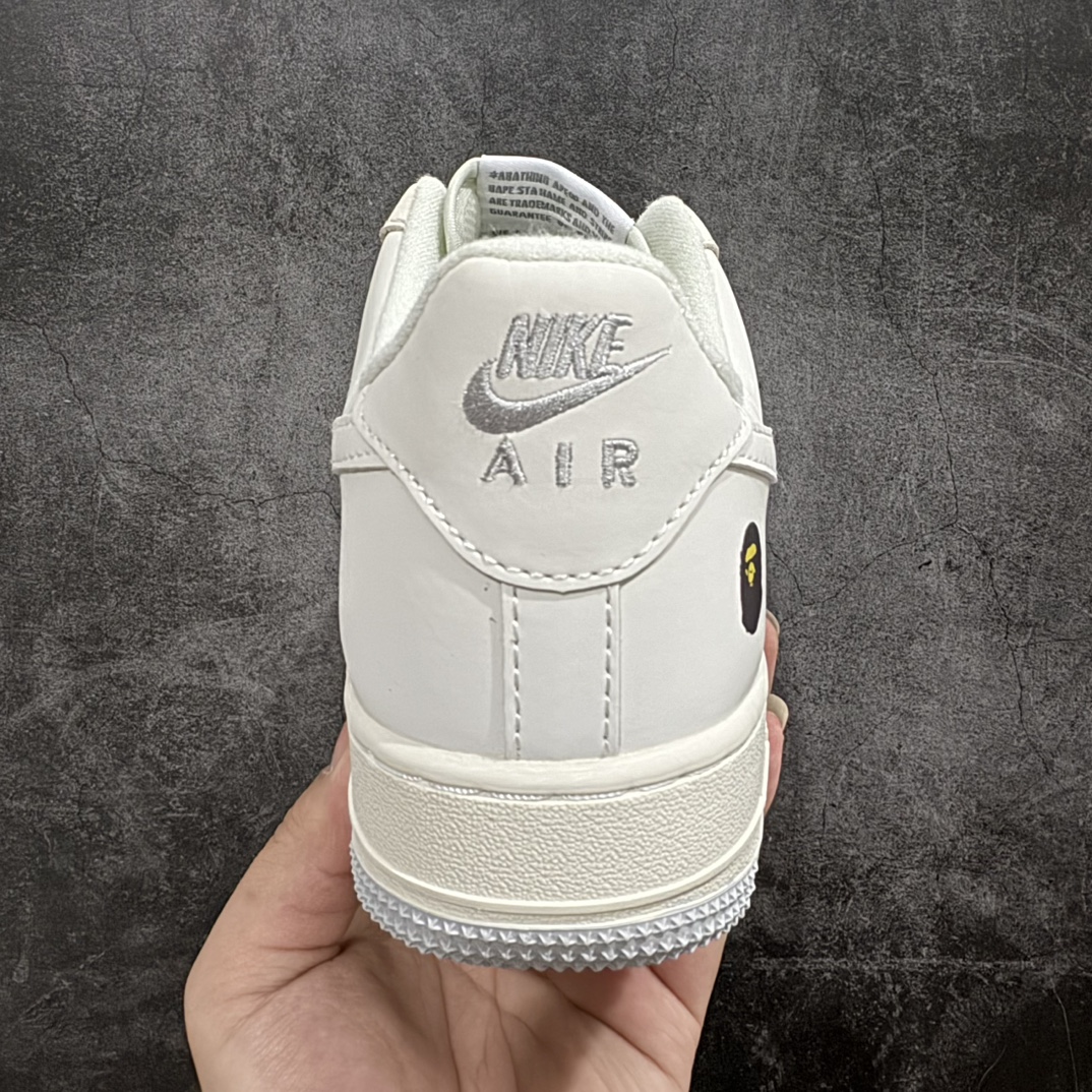 定制版 Nk Air Force 1'07 Low Bape联名-米白满天星 空军一号低帮休闲板鞋 FG6688-104