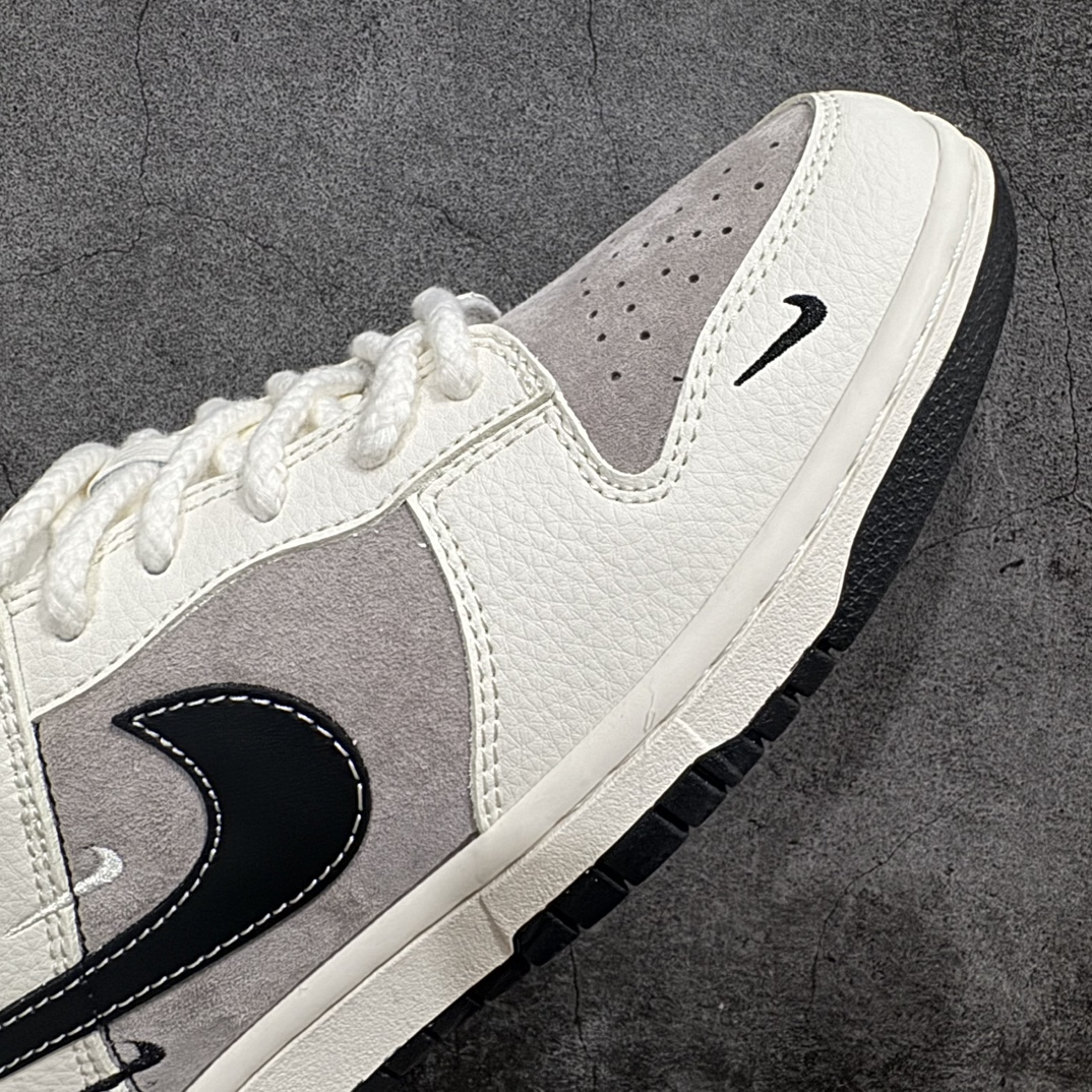 定制版 Nk SB Dunk Low 斯图西系列-猪八米黑勾 周年高端定制 低帮休闲板鞋 SJ1089-001