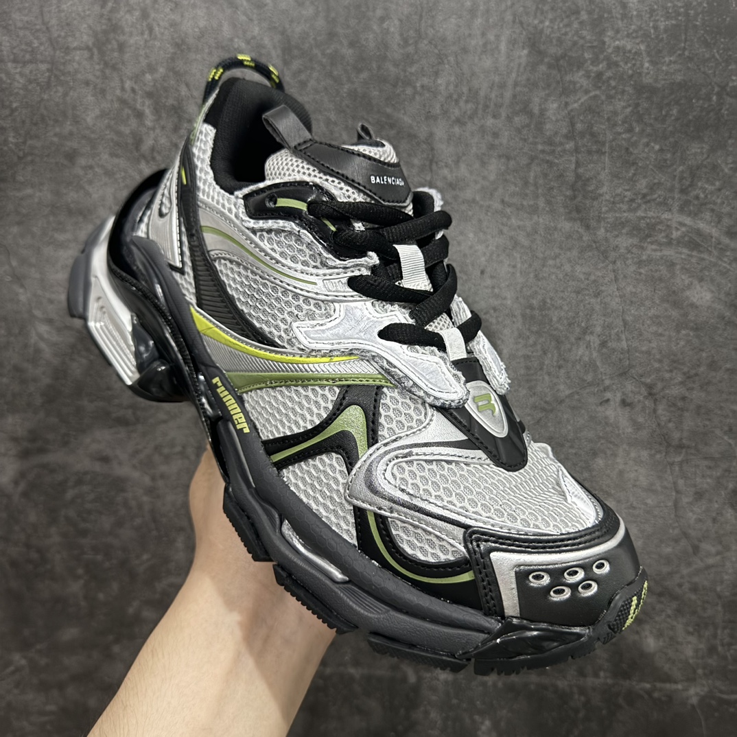 纯原OK版 BALENCIAGA Runner 2.0 Sneaker 巴黎世家七代慢跑系列低帮复古野跑潮流运动鞋老爹鞋 尼