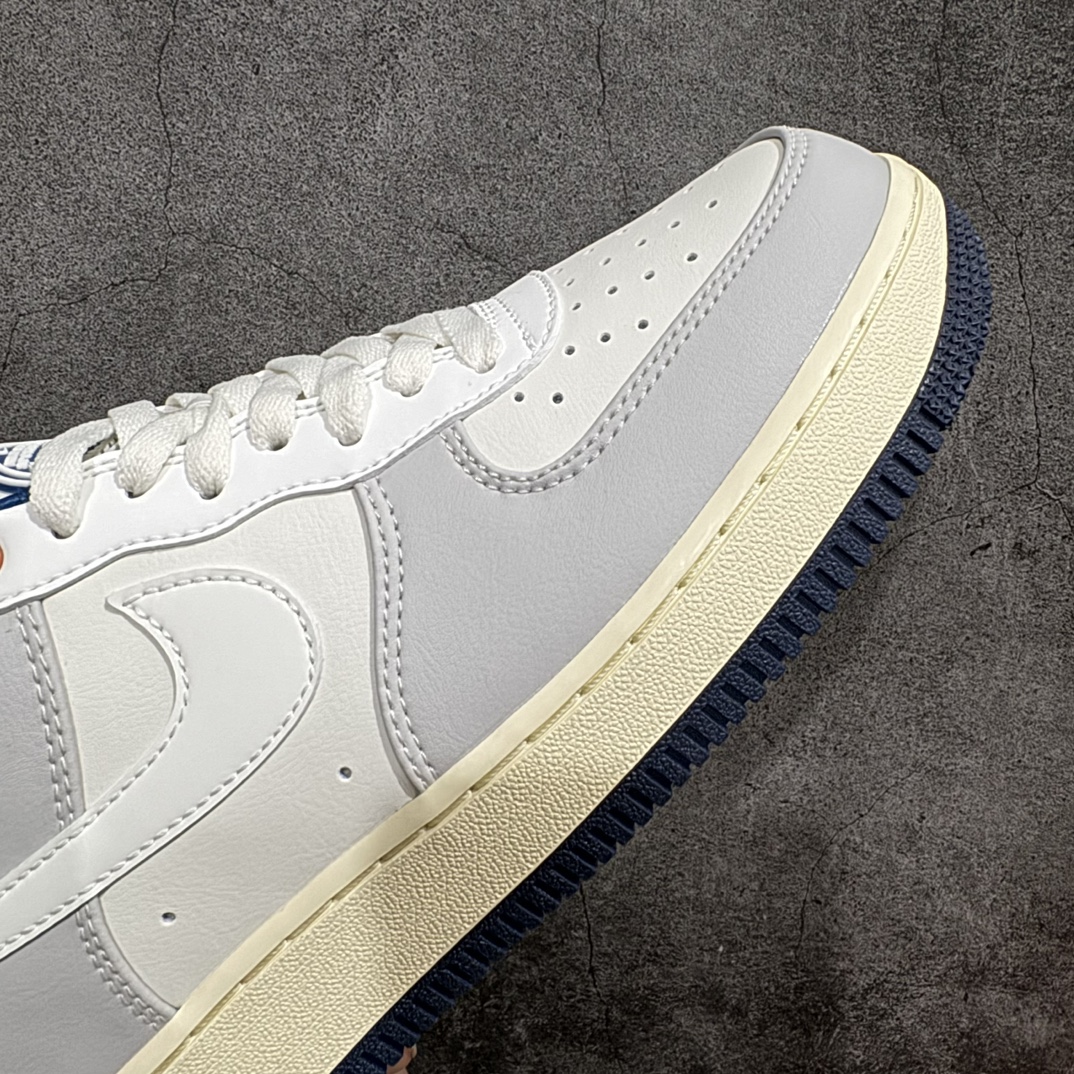 NikeAirForce1NikeLow灰蓝绿原楦头原纸板打造纯正空军版型专注外贸渠道全掌内置蜂窝气垫#