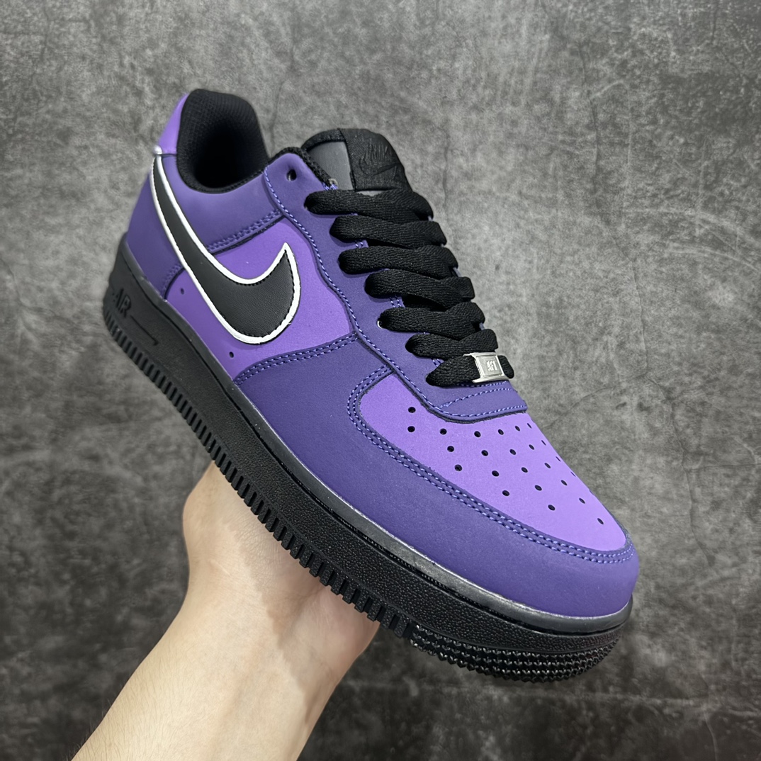 NikeAirForce1Low07紫龙虾Vlad紫原楦头原纸板打造纯正低帮空军版型专注外贸渠道全掌内置