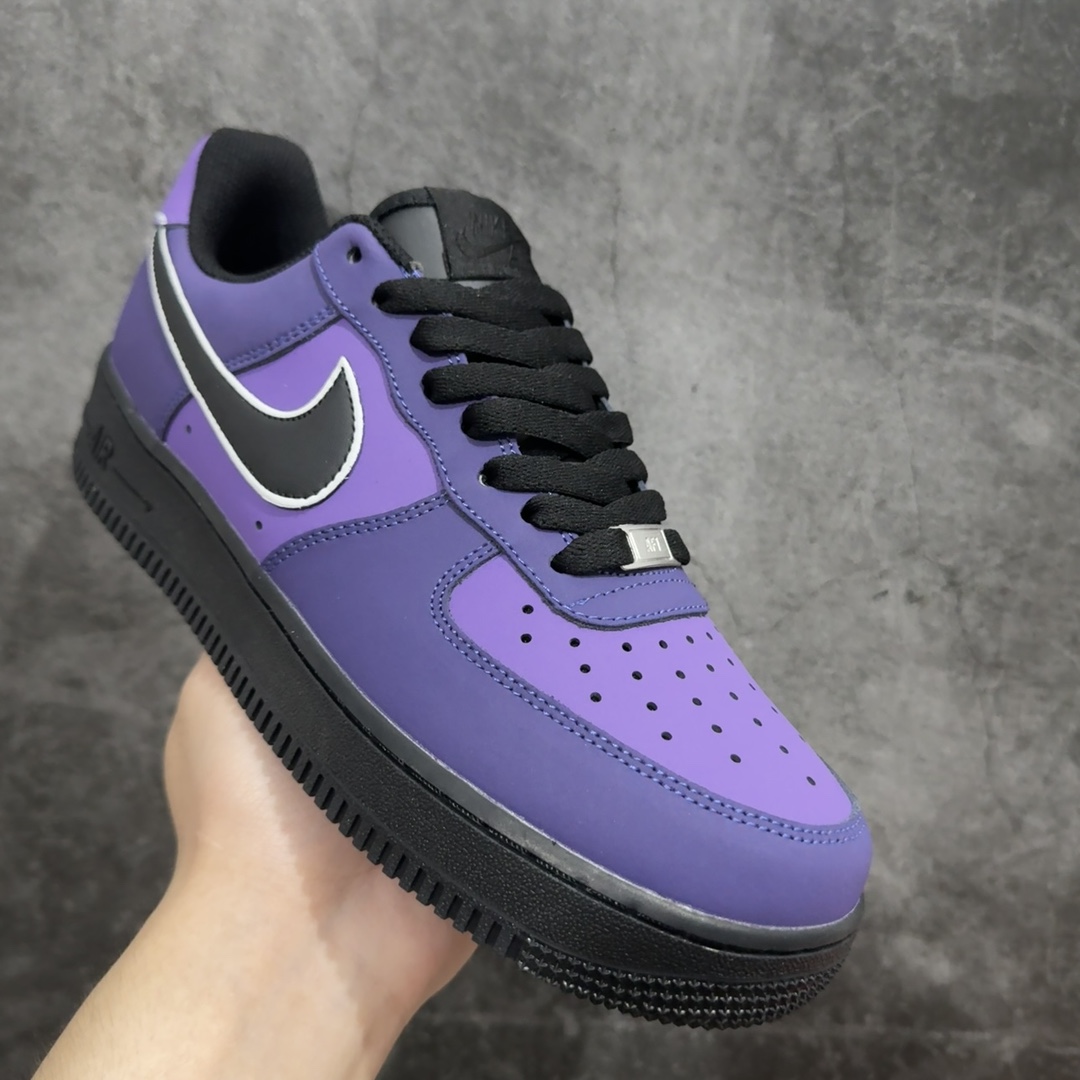 NikeAirForce1Low07紫龙虾Vlad紫原楦头原纸板打造纯正低帮空军版型专注外贸渠道全掌内置