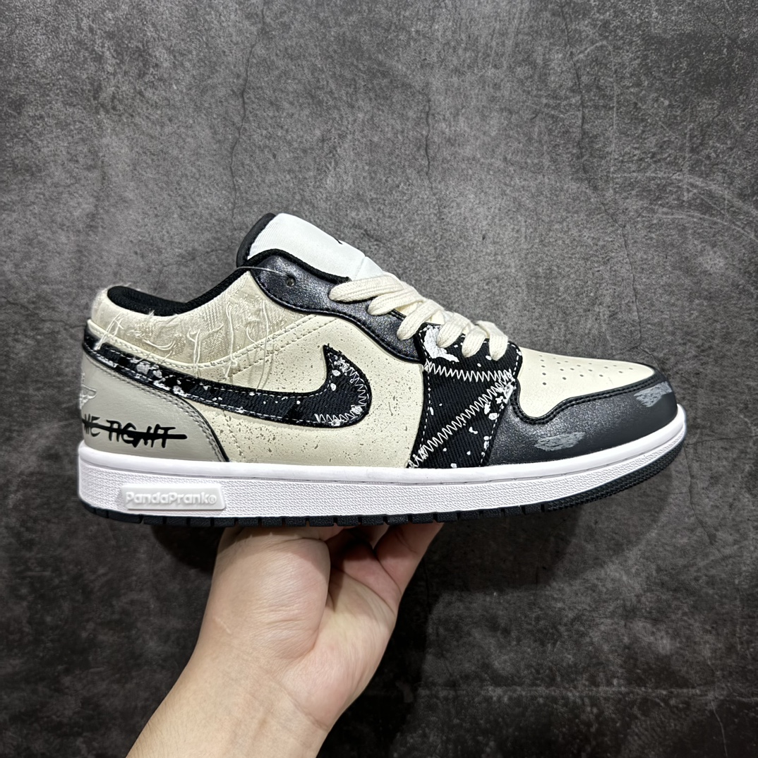 FS礼盒版AirJordanAJ1Low熊猫恶作剧全系-星际迷航黑白独家正确版本原鞋开发品质细节完美复刻