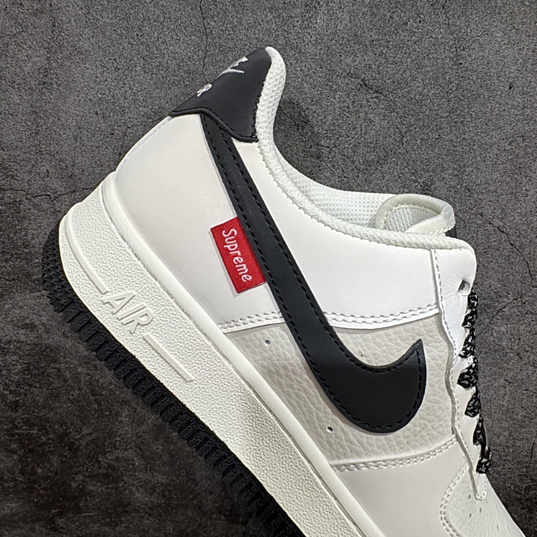 海外限量发售NIkeAirForce107Low“SuPreme滑板系列--米黑”空军一号低帮运动鞋休闲