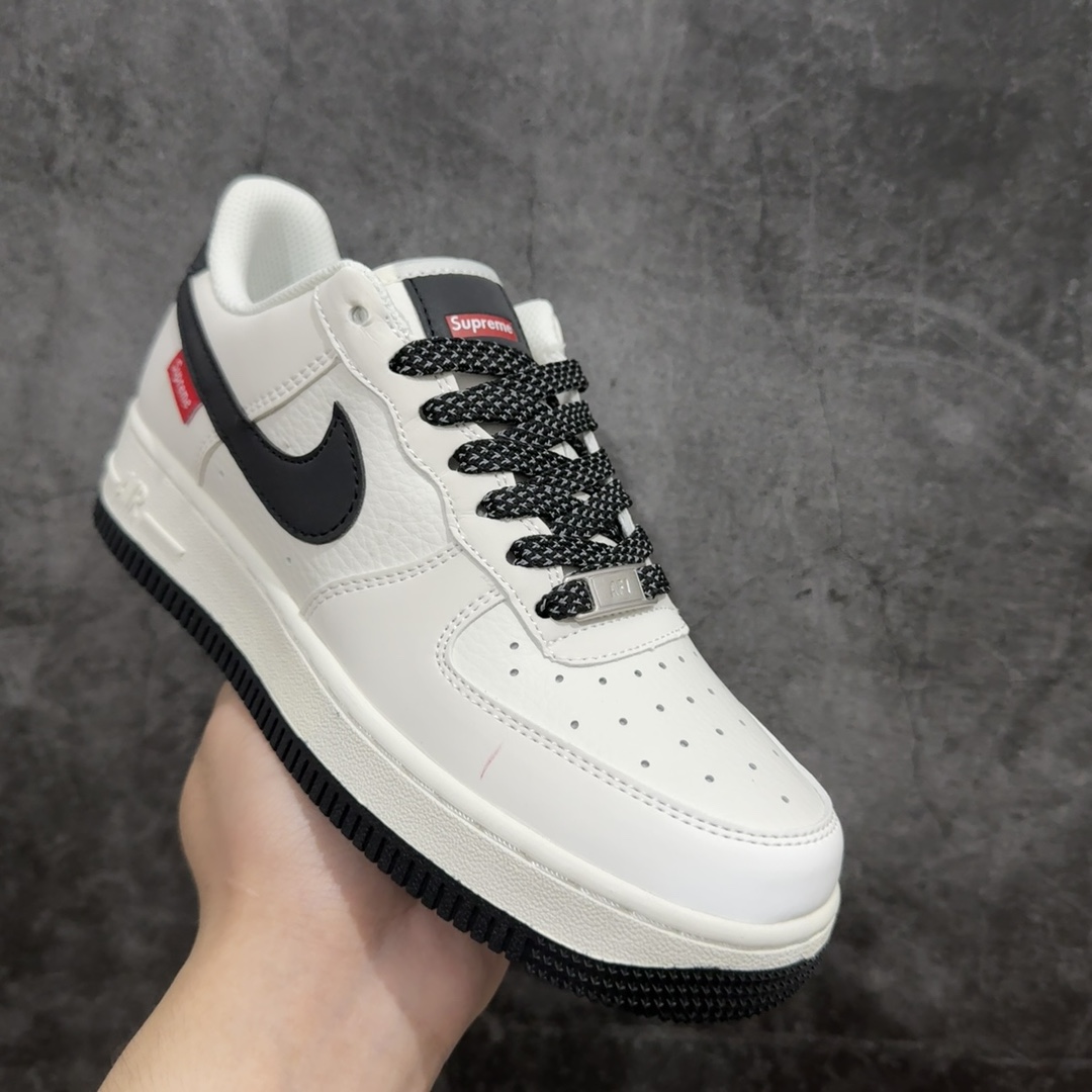 海外限量发售NIkeAirForce107Low“SuPreme滑板系列--米黑”空军一号低帮运动鞋休闲