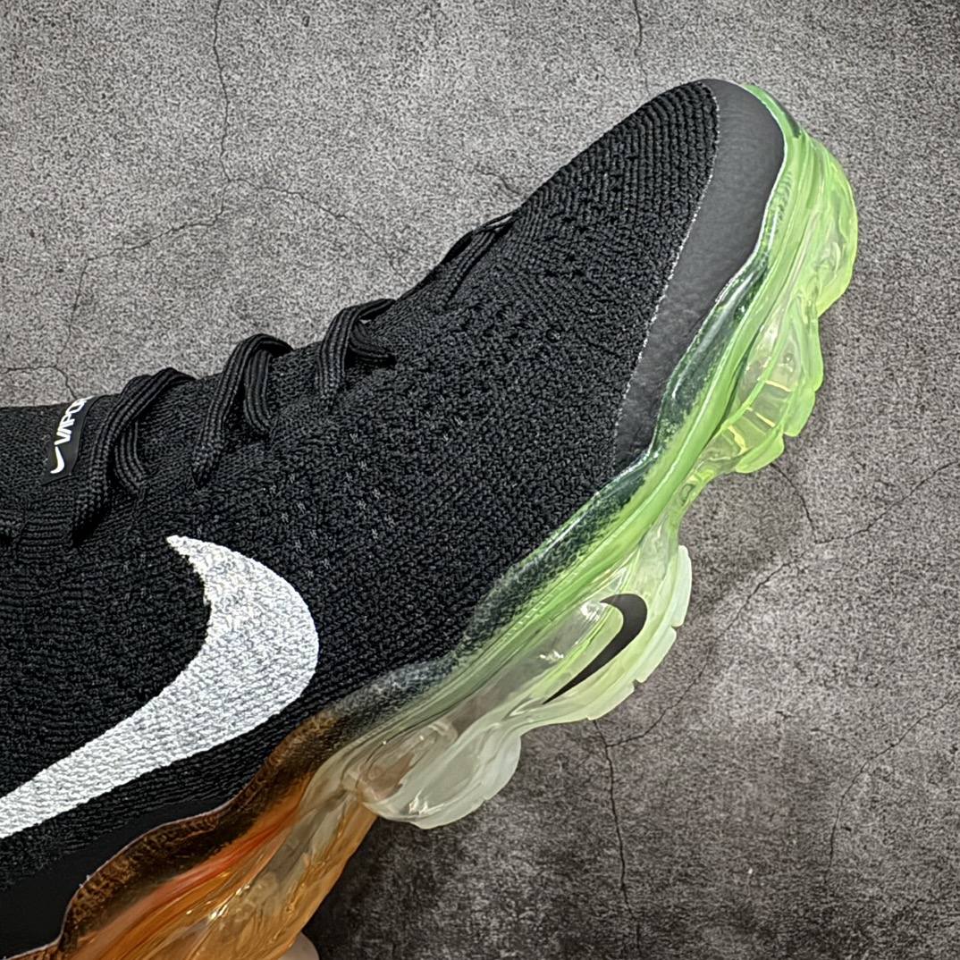 纯原YH版2023款NikeAirVaPorMaxFlyknit耐磨黑彩虹底低帮跑步鞋货号:DV1678