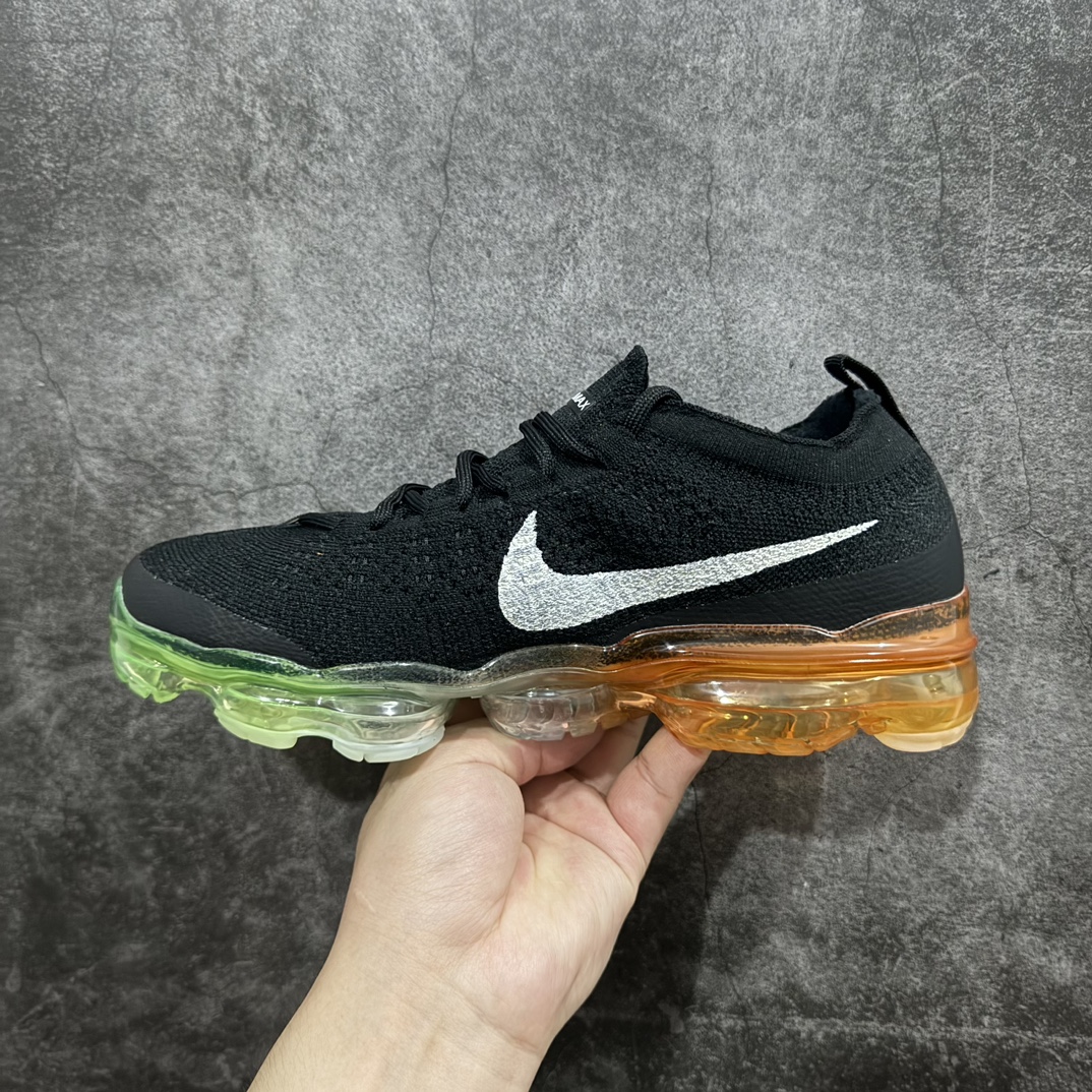 纯原YH版2023款NikeAirVaPorMaxFlyknit耐磨黑彩虹底低帮跑步鞋货号:DV1678