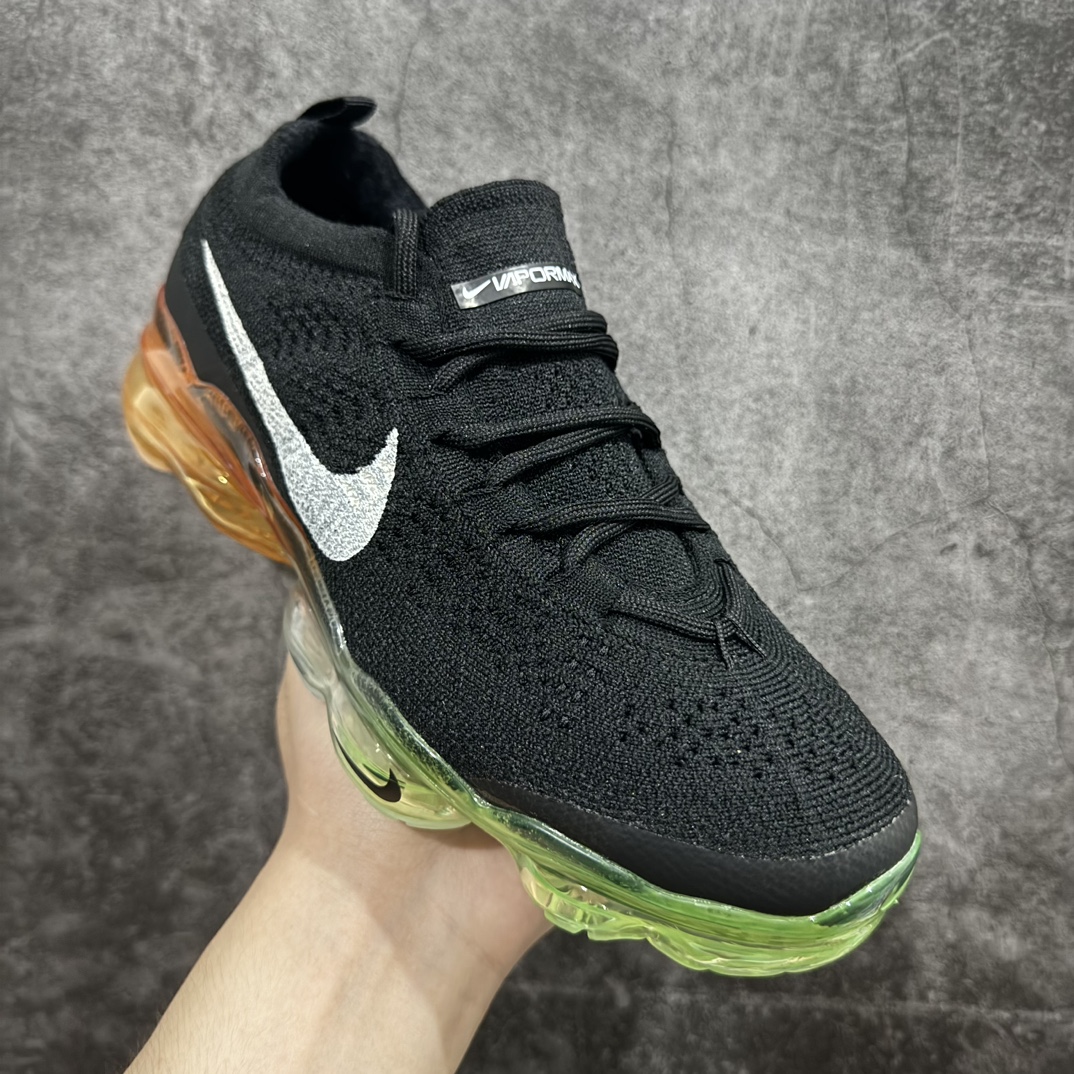 纯原YH版2023款NikeAirVaPorMaxFlyknit耐磨黑彩虹底低帮跑步鞋货号:DV1678