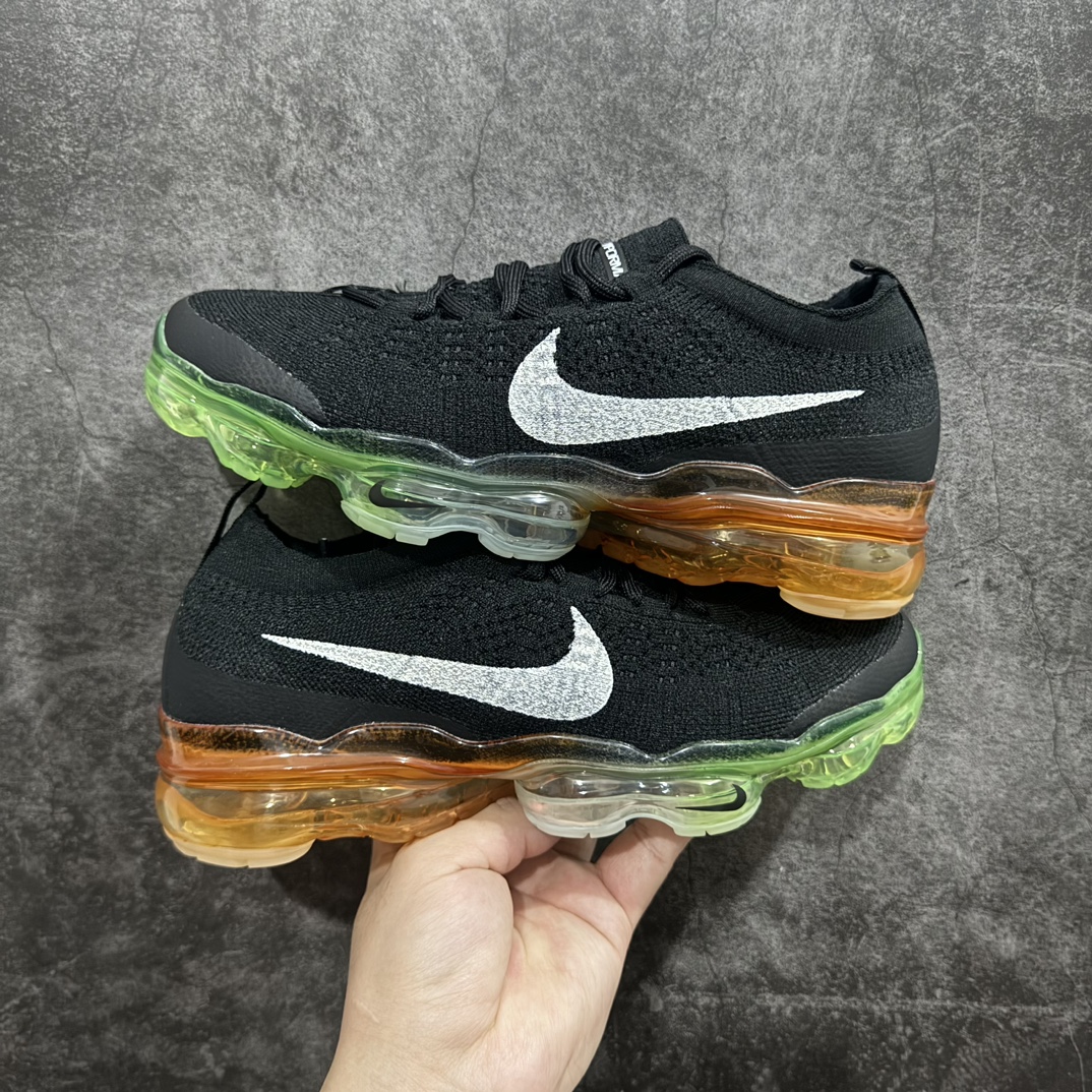 纯原YH版2023款NikeAirVaPorMaxFlyknit耐磨黑彩虹底低帮跑步鞋货号:DV1678