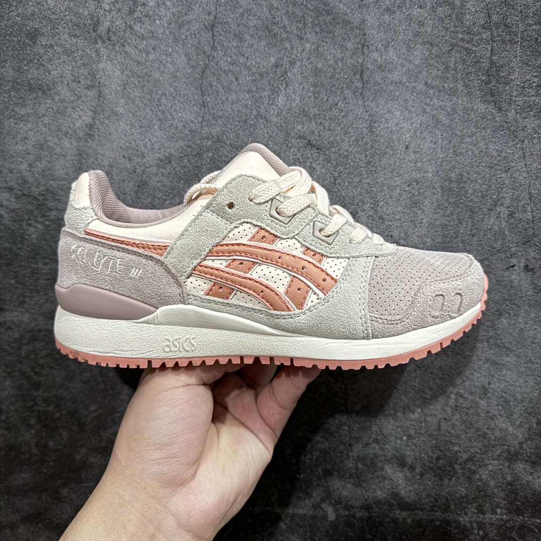 公司级AsicsGel-Lyte3反毛皮织物休闲跑步鞋GEL-LYTETIIIOG运动鞋再次以其90年代