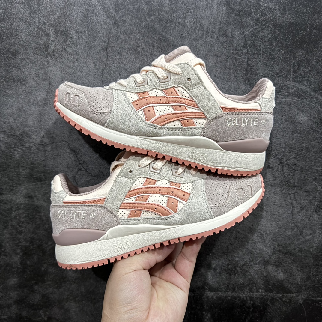 公司级AsicsGel-Lyte3反毛皮织物休闲跑步鞋GEL-LYTETIIIOG运动鞋再次以其90年代