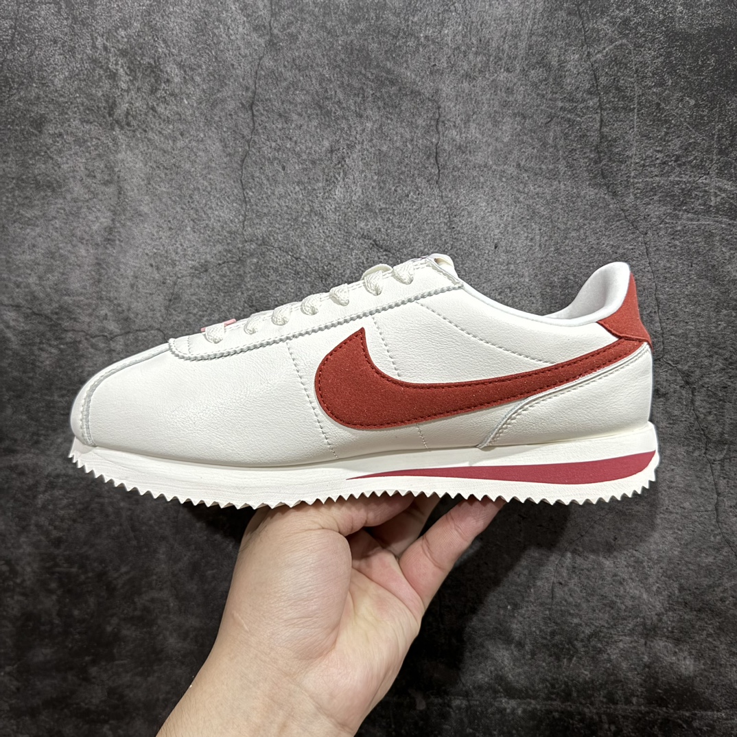 图片[2]-【TG纯原】NK Classic Cortez Leather 阿甘复古初代皮革慢跑鞋 货号：FZ5167-133nn缓震防滑耐磨同源头层皮料 原厂模具 公司级标准检验QC 区分市面一切版本 完美复刻阿甘复古鞋型 尺码：35-45 编码：DL200220-鞋库