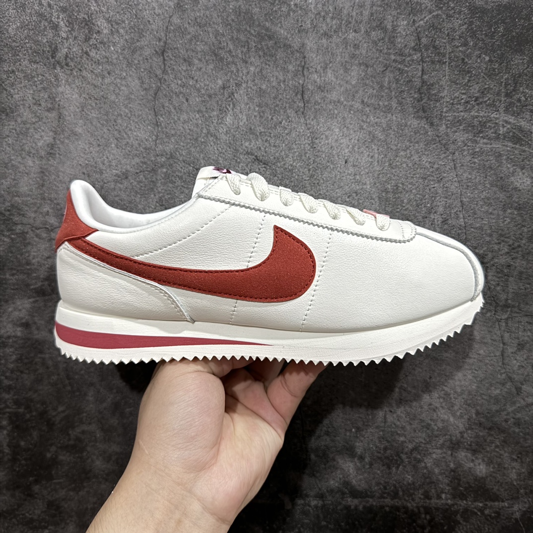 【TG纯原】NK Classic Cortez Leather 阿甘复古初代皮革慢跑鞋 货号：FZ5167-133nn缓震防滑耐磨同源头层皮料 原厂模具 公司级标准检验QC 区分市面一切版本 完美复刻阿甘复古鞋型 尺码：35-45 编码：DL200220-鞋库