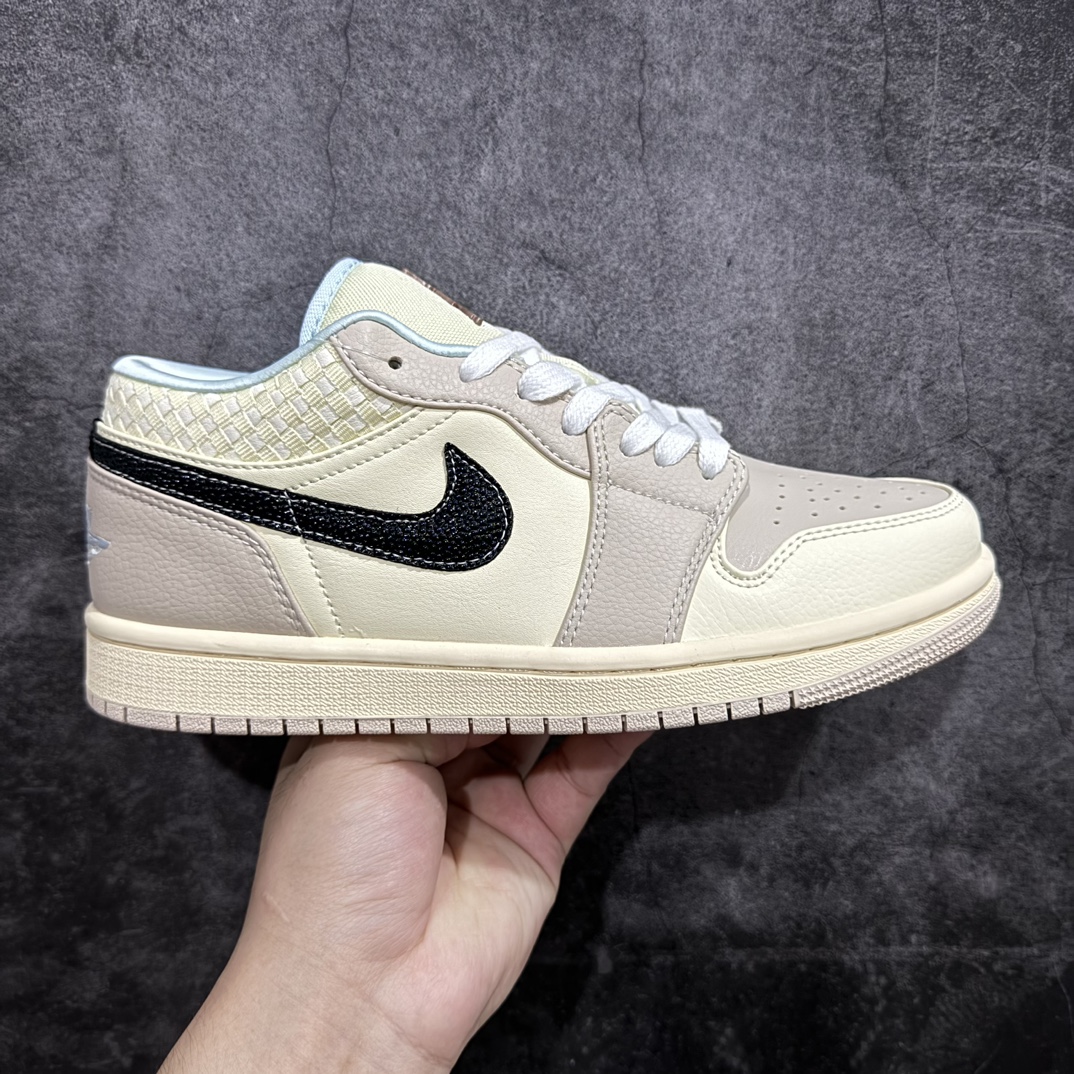 K版AirJordan1LowAJ1乔丹1代低帮沙土风货号HQ3440-101同步官方配色市场唯一独家头