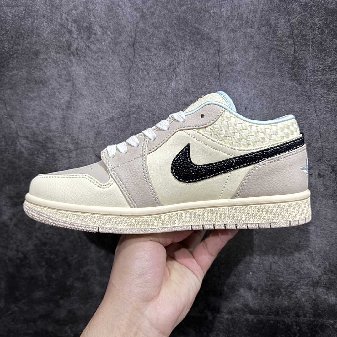 K版AirJordan1LowAJ1乔丹1代低帮沙土风货号HQ3440-101同步官方配色市场唯一独家头