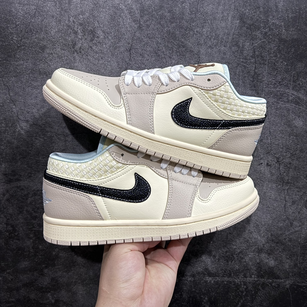 K版AirJordan1LowAJ1乔丹1代低帮沙土风货号HQ3440-101同步官方配色市场唯一独家头