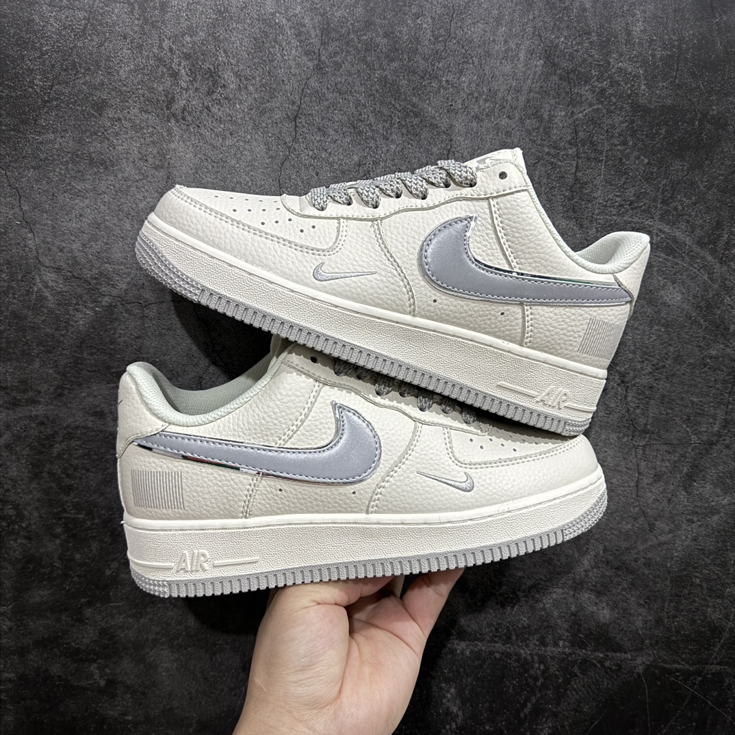 定制版NikeAirForce1Low07白灰小钩满天星原楦头原纸板打造纯正低帮空军版型专注外贸渠道全掌