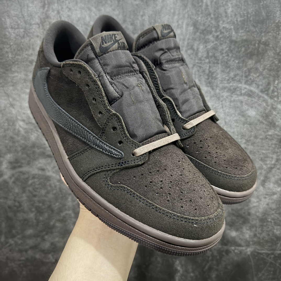 【LW纯原】Travis Scott x Air Jordan AJ1 Low OG SP TS联名 黑棕倒钩低帮 DM7866-202n知名大厂出品 纯原第一梯队版本产品品控稳定性领先行业 各方面均可对飙市面通货版nSZ原厂全套原楦原纸板冲刀磨具开发 原厂皮料加持原厂港宝加持定型后跟R度完美 同源原厂电绣 鬼脸飞翼针数密度立体效果一致 百分百一致原鞋 原厂拉帮工艺 针距密度一致 后跟弧度收口自然不对折 极致一眼正品既视感 进口玻璃冲刀皮料裁剪零毛边 全鞋电脑针车工艺 品控清洁度最高QC检验标准 免检产品 原厂订购鞋盒、鞋标、防尘纸、鞋撑、鞋带 追求极致的原厂味道SIZE：36-48.5 编码：X10400420-鞋库