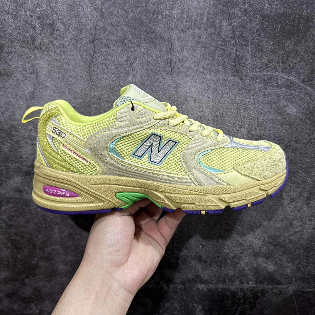 【小PF纯原】New Balance 530 NB530 男女休闲慢跑鞋 MR530PRnn原pf纯原工厂出品n保留原有的版型 清洁度和品质n材料有微调整 价格更具性价比n日韩出口特供订单配套商长期套现长期补货 全新货品正常出厂触屏不到的单价 超级跑量款全套原楦原纸板原厂数据开发 进口三明治网面原装进口翻毛皮料正确绒感卡色 正确中底拉帮中底网布细节 采用轻质牛剖革拼接透气网眼衬垫织物鞋面材质 T-Beam大底提供足步弓支撑 保持步态稳定 后跟搭载外露缓震胶 鞋身整体以各种深浅不一的灰色覆盖 鞋头以淡蓝色调装饰 网眼衬垫通过不规律的色块实现做旧的美感 泛黄的鞋底更是进一步增添了复古气息  尺码：36 37 37.5 38 38.5 39.5 40 40.5 41.5 42 42.5 43 44 44.5 45 编码：MZ220240-鞋库