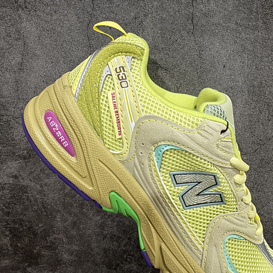 图片[7]-【小PF纯原】New Balance 530 NB530 男女休闲慢跑鞋 MR530PRnn原pf纯原工厂出品n保留原有的版型 清洁度和品质n材料有微调整 价格更具性价比n日韩出口特供订单配套商长期套现长期补货 全新货品正常出厂触屏不到的单价 超级跑量款全套原楦原纸板原厂数据开发 进口三明治网面原装进口翻毛皮料正确绒感卡色 正确中底拉帮中底网布细节 采用轻质牛剖革拼接透气网眼衬垫织物鞋面材质 T-Beam大底提供足步弓支撑 保持步态稳定 后跟搭载外露缓震胶 鞋身整体以各种深浅不一的灰色覆盖 鞋头以淡蓝色调装饰 网眼衬垫通过不规律的色块实现做旧的美感 泛黄的鞋底更是进一步增添了复古气息  尺码：36 37 37.5 38 38.5 39.5 40 40.5 41.5 42 42.5 43 44 44.5 45 编码：MZ220240-鞋库