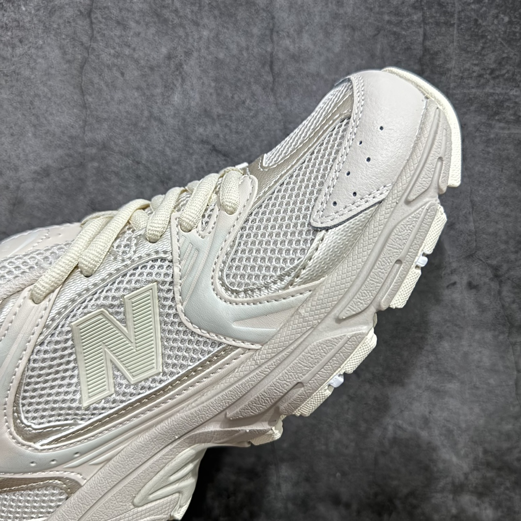 图片[6]-【小PF纯原】New Balance 530 NB530 男女休闲慢跑鞋 MR530AA1nn原pf纯原工厂出品n保留原有的版型 清洁度和品质n材料有微调整 价格更具性价比n日韩出口特供订单配套商长期套现长期补货 全新货品正常出厂触屏不到的单价 超级跑量款全套原楦原纸板原厂数据开发 进口三明治网面原装进口翻毛皮料正确绒感卡色 正确中底拉帮中底网布细节 采用轻质牛剖革拼接透气网眼衬垫织物鞋面材质 T-Beam大底提供足步弓支撑 保持步态稳定 后跟搭载外露缓震胶 鞋身整体以各种深浅不一的灰色覆盖 鞋头以淡蓝色调装饰 网眼衬垫通过不规律的色块实现做旧的美感 泛黄的鞋底更是进一步增添了复古气息  尺码：36 37 37.5 38 38.5 39.5 40 40.5 41.5 42 42.5 43 44 44.5 45 编码：MZ220240-鞋库