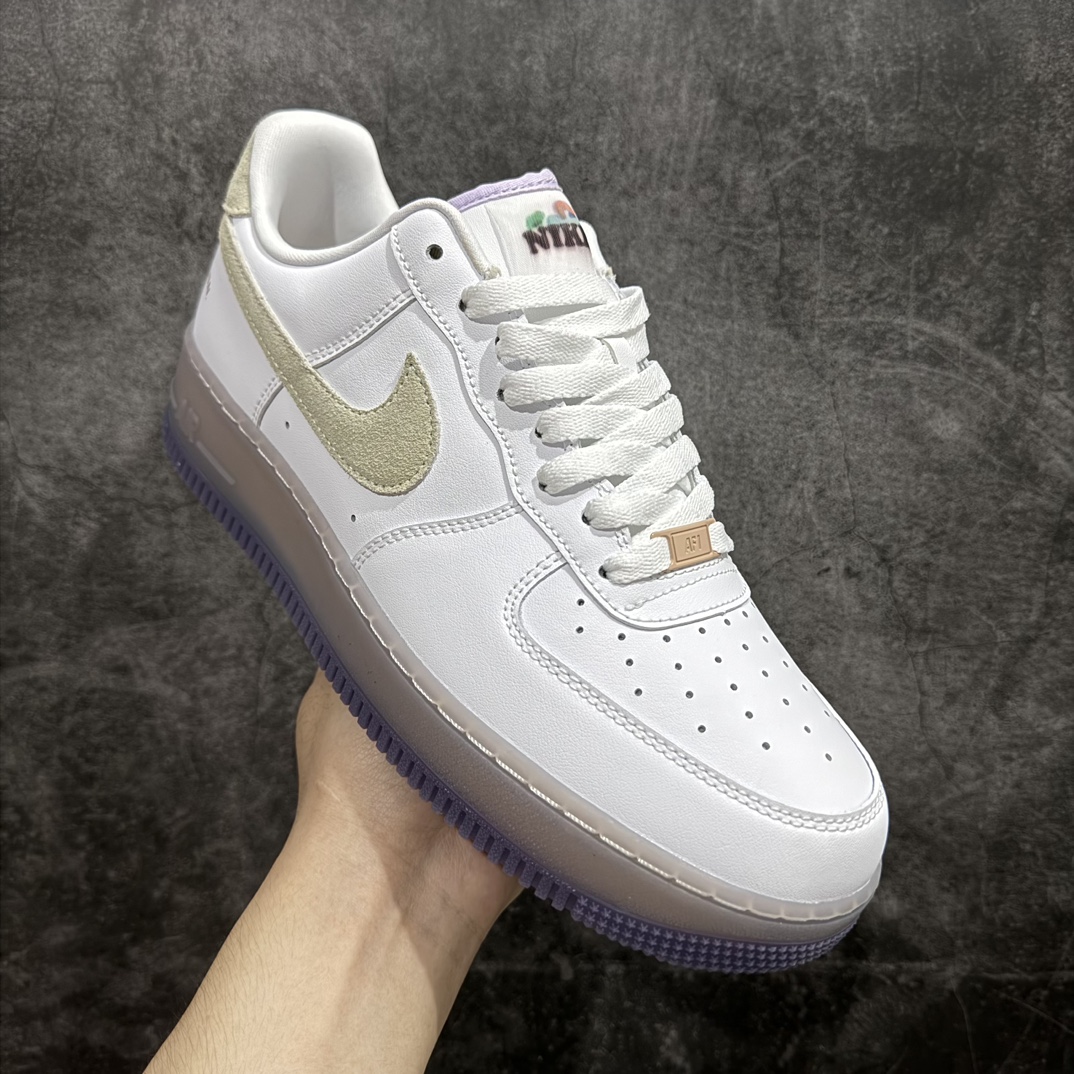 公司级NikeAirForce107Low灰紫原楦头原纸板打造纯正空军版型#专注外贸渠道全掌内置蜂窝气垫