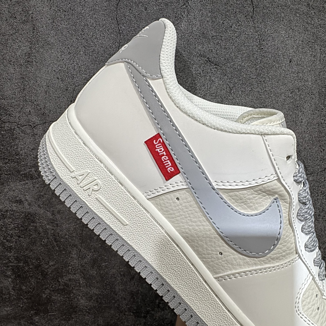 公司级海外限量发售NIkeAirForce107Low“Supreme滑板系列--米灰”空军一号低帮运动