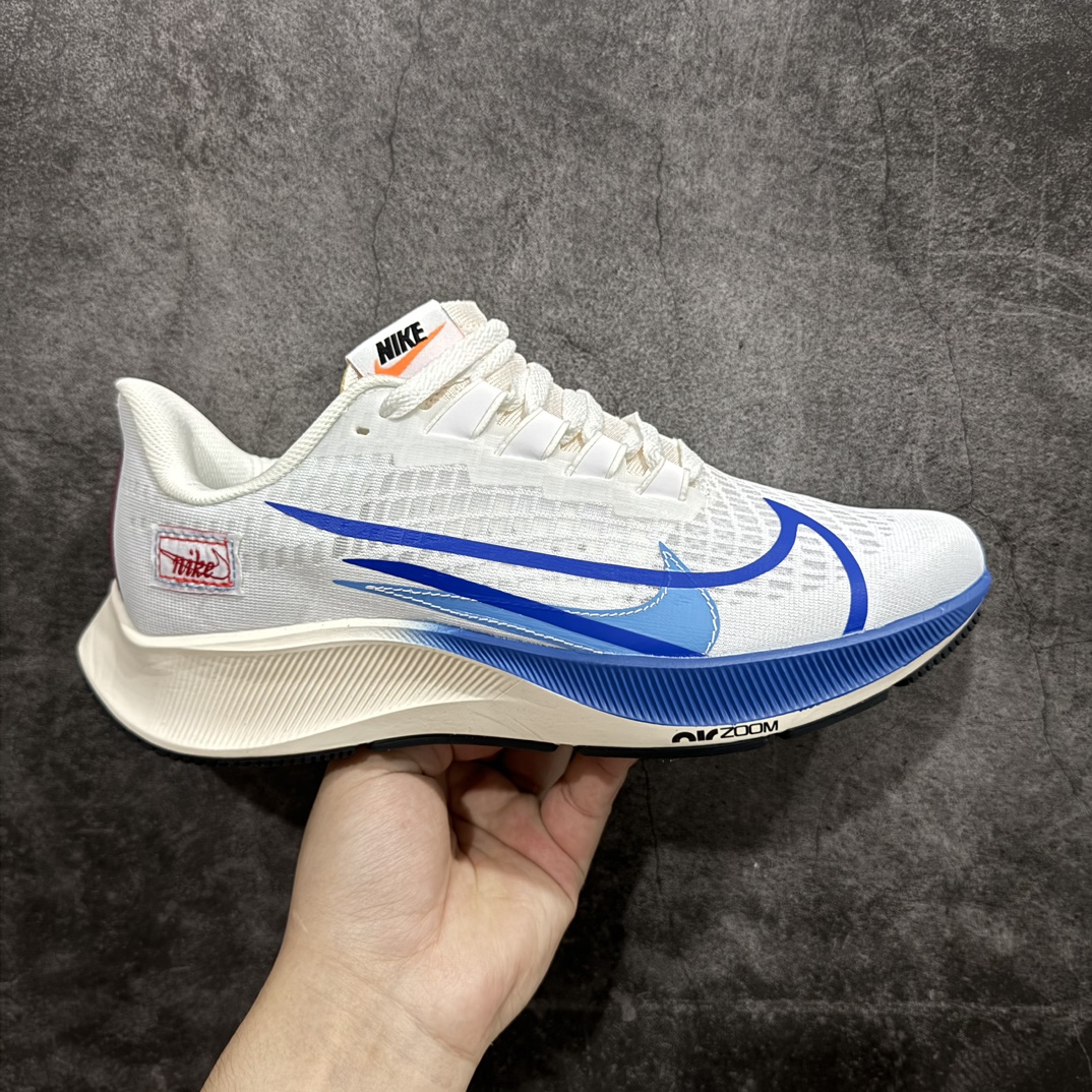 福利特价天猫原装NikeAirZoomPegasus37登月缓震休闲跑鞋灰绿CQ9908-100渠道货库