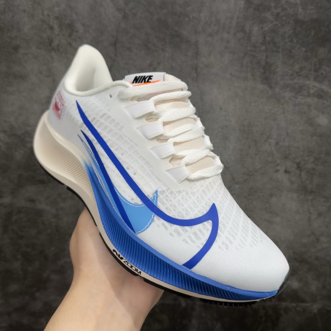 福利特价天猫原装NikeAirZoomPegasus37登月缓震休闲跑鞋灰绿CQ9908-100渠道货库