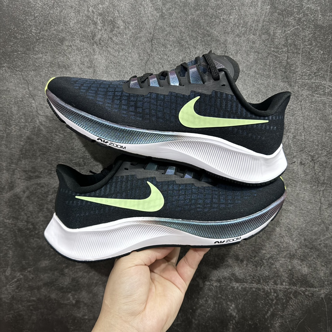 福利特价天猫原装NikeAirZoomPegasus37登月缓震休闲跑鞋BQ9646-001渠道货库存特