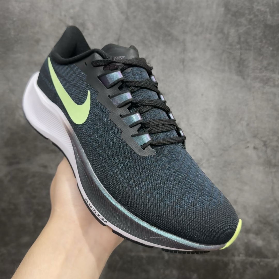 福利特价天猫原装NikeAirZoomPegasus37登月缓震休闲跑鞋BQ9646-001渠道货库存特