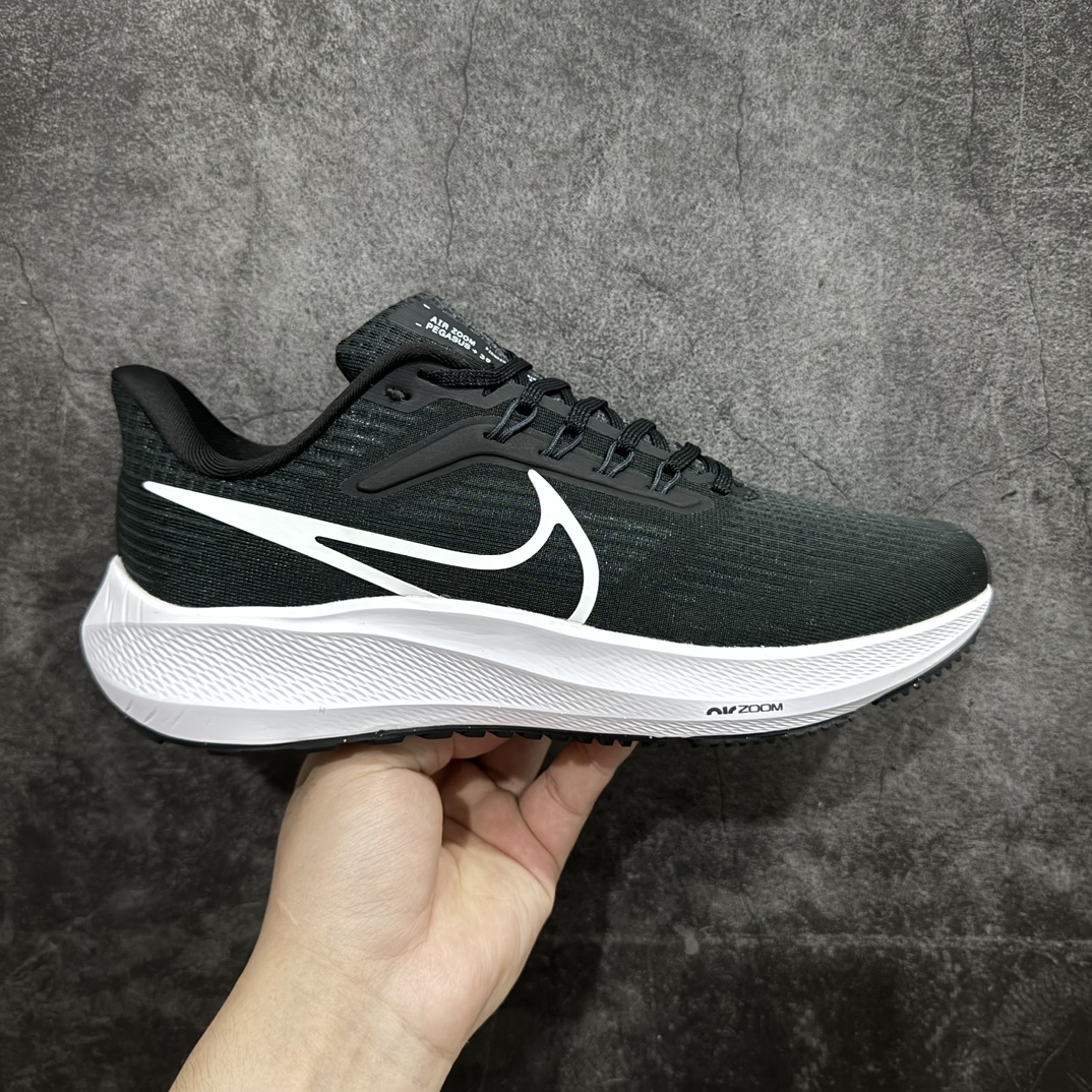 福利特价天猫原装NikeAirZoomPegasus39登月缓震休闲跑鞋黑白DH4071-001渠道货库