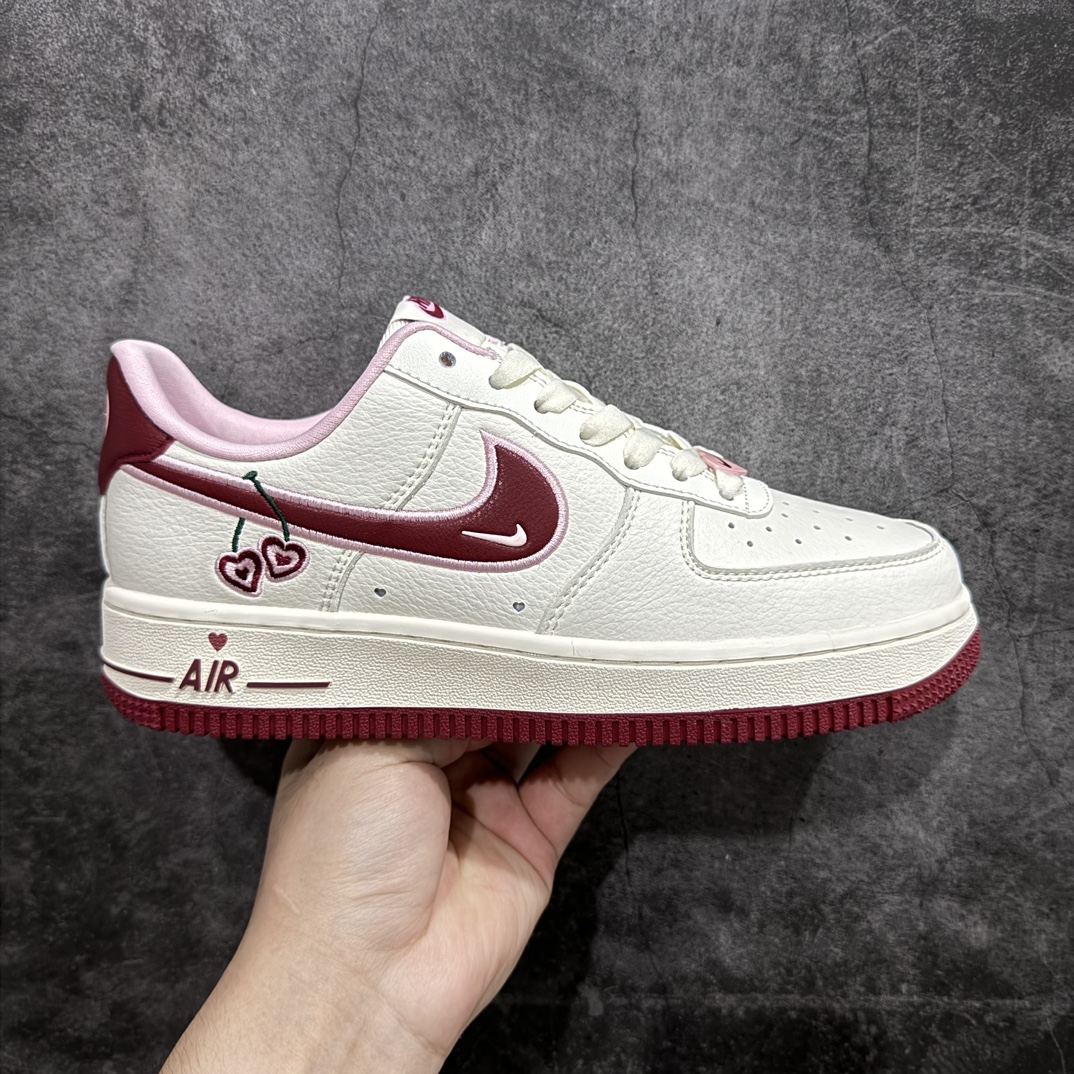 公司级NikeAirForce1Low07”ValentinesDay“空军兔年限定情人节樱桃爆炸输出原