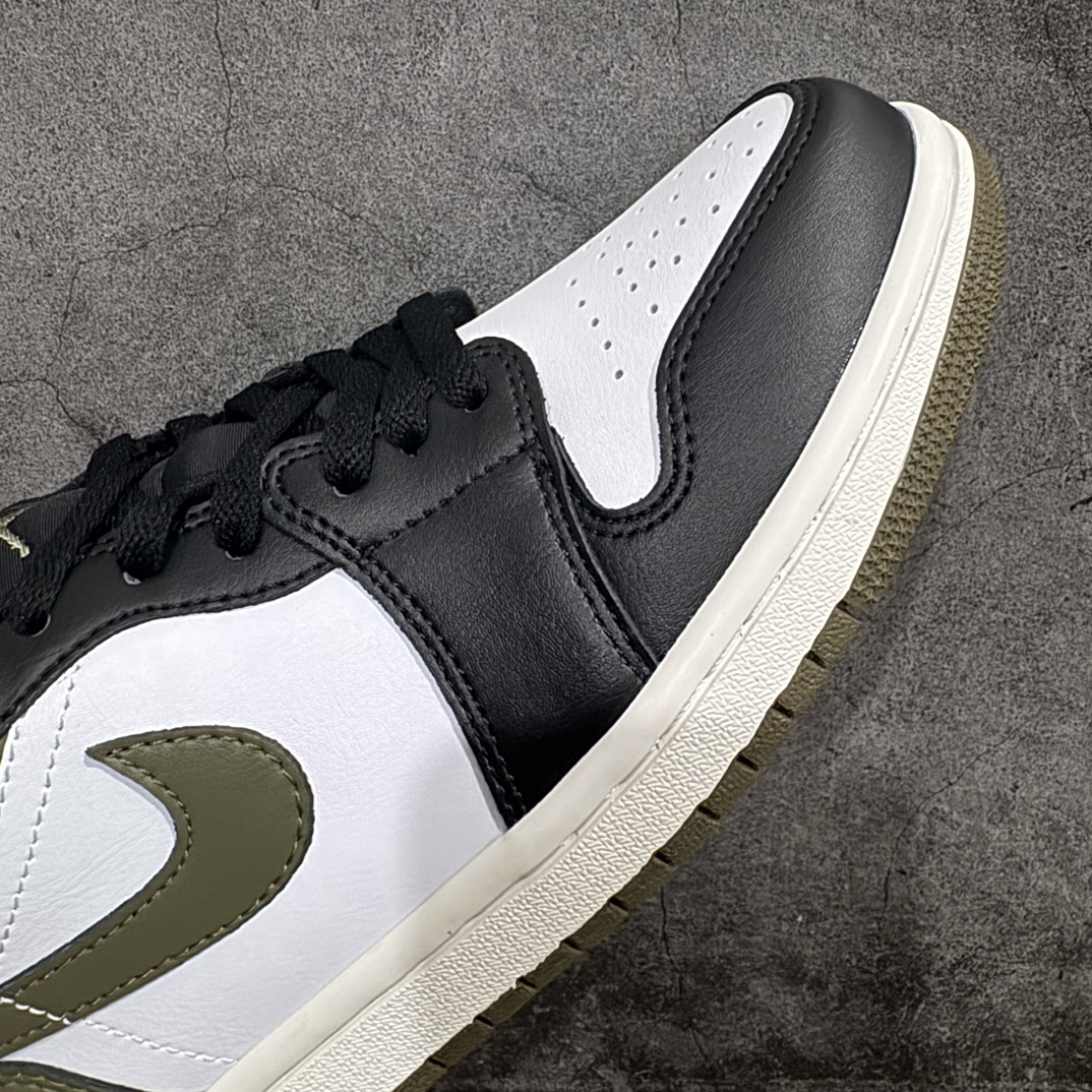 图片[6]-【K版】Air Jordan 1 Low \”Medium Olive\” AJ1 乔1橄榄绿 低帮文化休闲板鞋 553558-092rn#黑色和中橄榄绿色调组合，在元年款基础上革新经典，焕新演绎人气开山之作。r 尺码：36 36.5 37.5 38 38.5 39 40 40.5 41 42 42.5 43 44 44.5 45 46 编码：LDS230250-鞋库