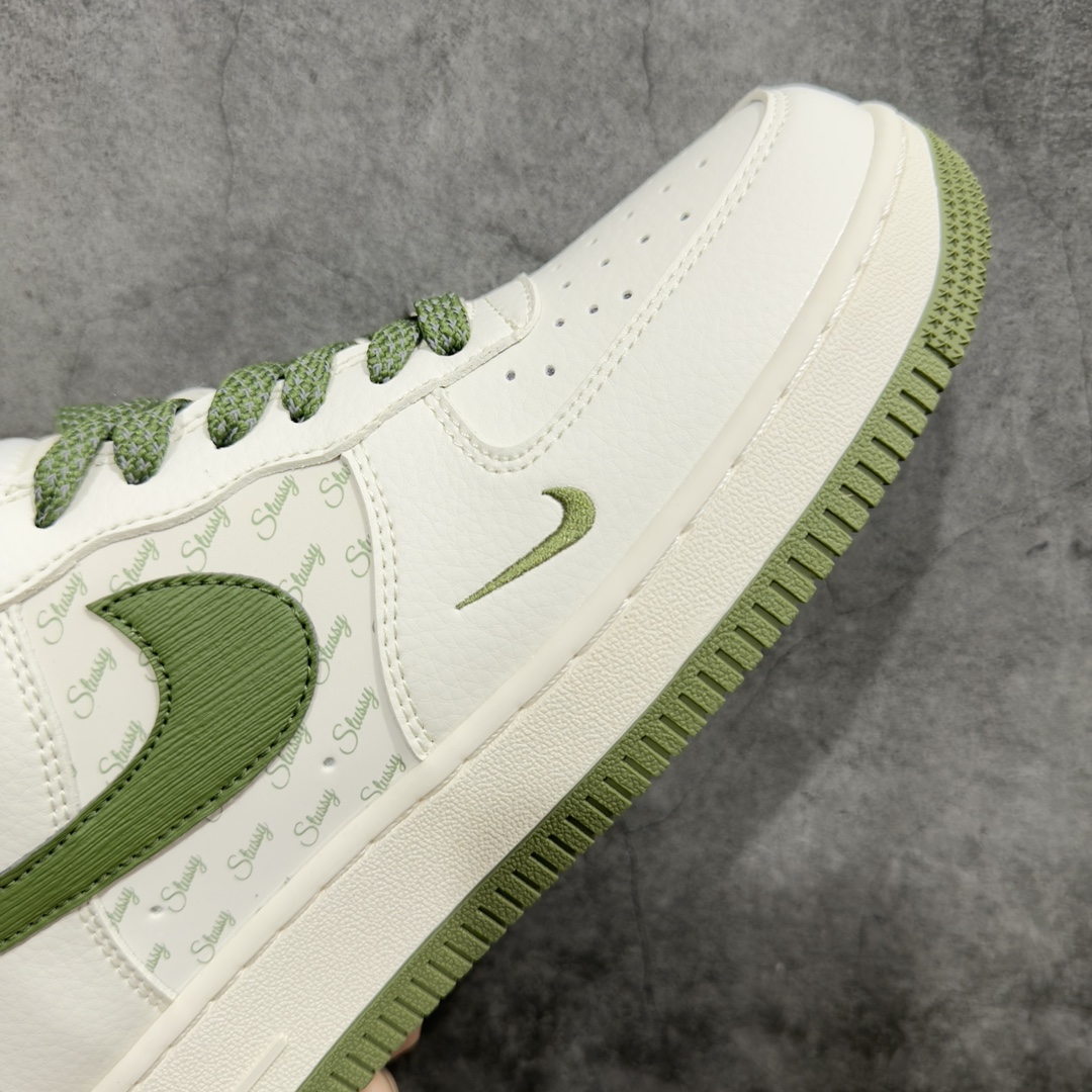 图片[6]-【定制版】Nk Air Force 1\’07 Low 斯图西联名-米白翠绿 空军一号低帮休闲板鞋rn原楦头原纸板 原装鞋盒 定制五金配件 内置全掌气垫 原厂鞋底 r 货号：XZ3328-003 尺码：36 36.5 37.5 38 38.5 39 40 40.5 41 42 42.5 43 44 44.5 45  编码：LF310320-鞋库