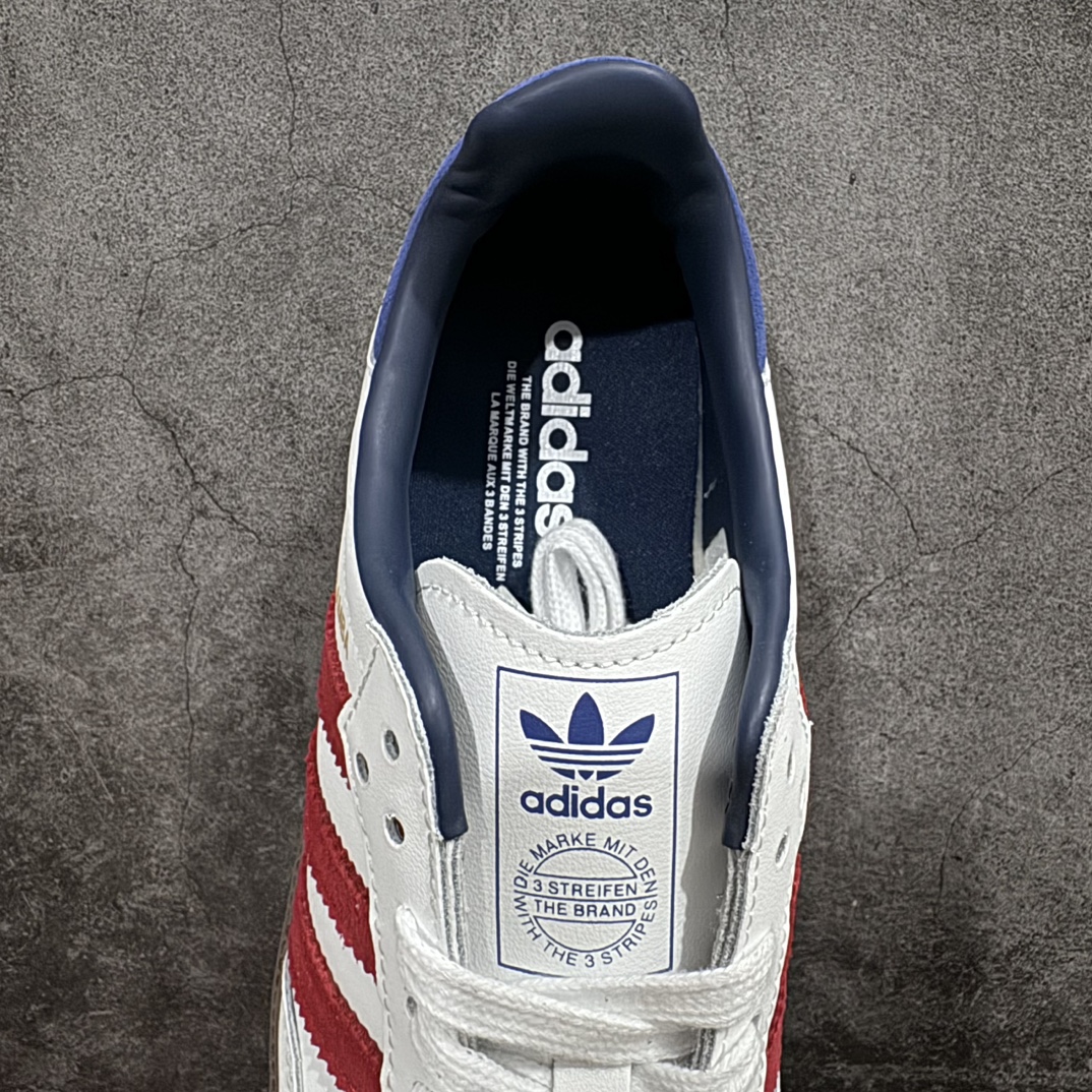 图片[8]-【正确版】Adidas Originals Samba OG\”White Navy Collegiate Green\”桑巴舞系列绅士德训足球风百搭低帮休闲运动板鞋“白午夜蓝酒红焦糖底”IH4881n男女鞋真标半码制n升级原楦原纸版数据开发n采用移膜牛剖革组合翻毛皮饰片鞋面材质n内环保可再生海玻璃鞋垫#外置RB耐磨防滑橡胶大底 尺码：35⅔ 36 36⅔ 37⅓ 38 38⅔ 39⅓ 40 40⅔ 41⅓ 42 42⅔ 43⅓ 44 44⅔ 45 编码：DZTB200220-鞋库