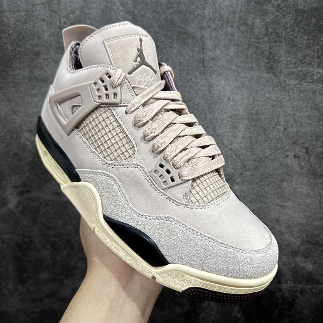 图片[3]-【PK纯原】A Ma Maniére x Air Jordan AJ4 Retro SP\”Violet Ore\” AMM联名淡粉 FZ4810-200n圈内最强四代 耗时半年巨作 全套原纸板楦头开发 原厂特供皮料加持 确保原汁原味 完美呈现四代版型 一比一鞋头弧度高度鞋身弧度 数据细节工艺流程均保持原鞋一致 原厂TPU网格鞋带扣 正确内里网布 菱角分明不变形无多余毛边 柔软性质感一致于原鞋 市场唯一原厂鞋扣模具 背面可见隐藏注塑口 原厂织唛标 原厂飞人电绣工艺 尾指中部跳三针 独家绑鞋带手法 印刷中底布 四线拉帮 米色美纹纸贴合固定 进口港宝加持 后跟自然饱满 全鞋荧光划线卡点 追求极致完美 每一双都是工艺品 多重QC质检 超越公司货的品控标准 实实在在的免检产品  尺码：36 36.5 37.5 38 38.5 39 40 40.5 41 42 42.5 43 44 44.5 45 46 47.5 编码：T500520-鞋库