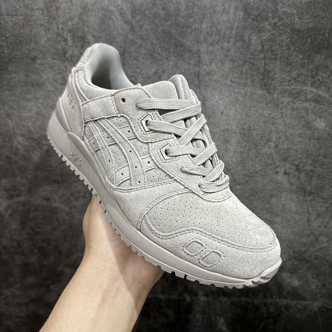 公司级AsicsGel-Lyte3反毛皮织物休闲跑步鞋GEL-LYTETIIIOG运动鞋再次以其90年代