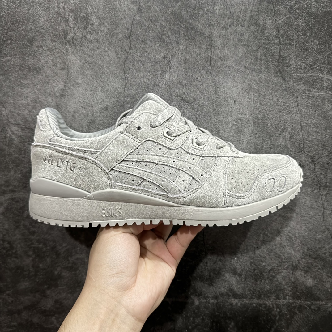 公司级AsicsGel-Lyte3反毛皮织物休闲跑步鞋GEL-LYTETIIIOG运动鞋再次以其90年代