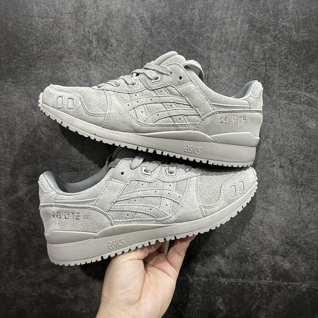 公司级AsicsGel-Lyte3反毛皮织物休闲跑步鞋GEL-LYTETIIIOG运动鞋再次以其90年代