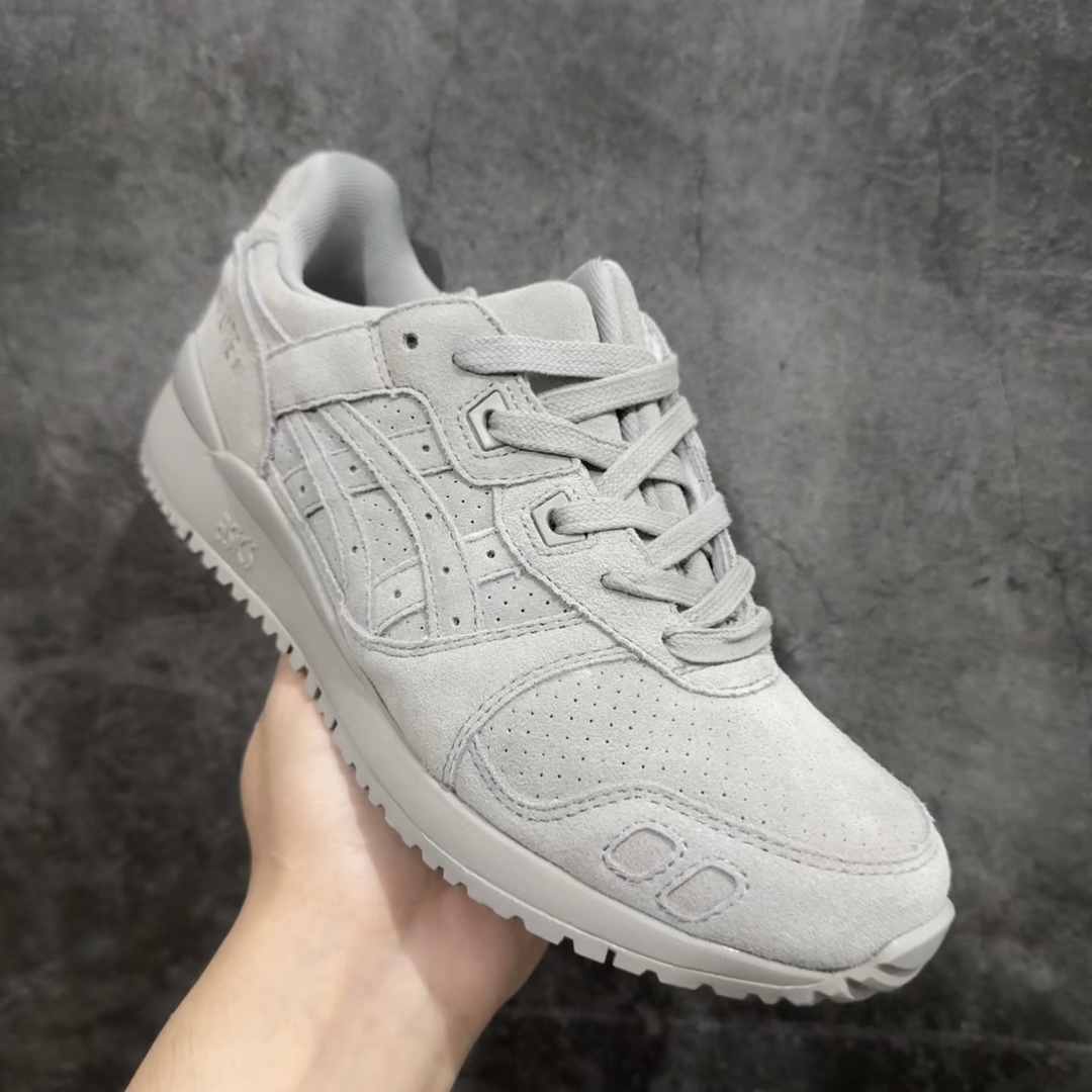 公司级AsicsGel-Lyte3反毛皮织物休闲跑步鞋GEL-LYTETIIIOG运动鞋再次以其90年代