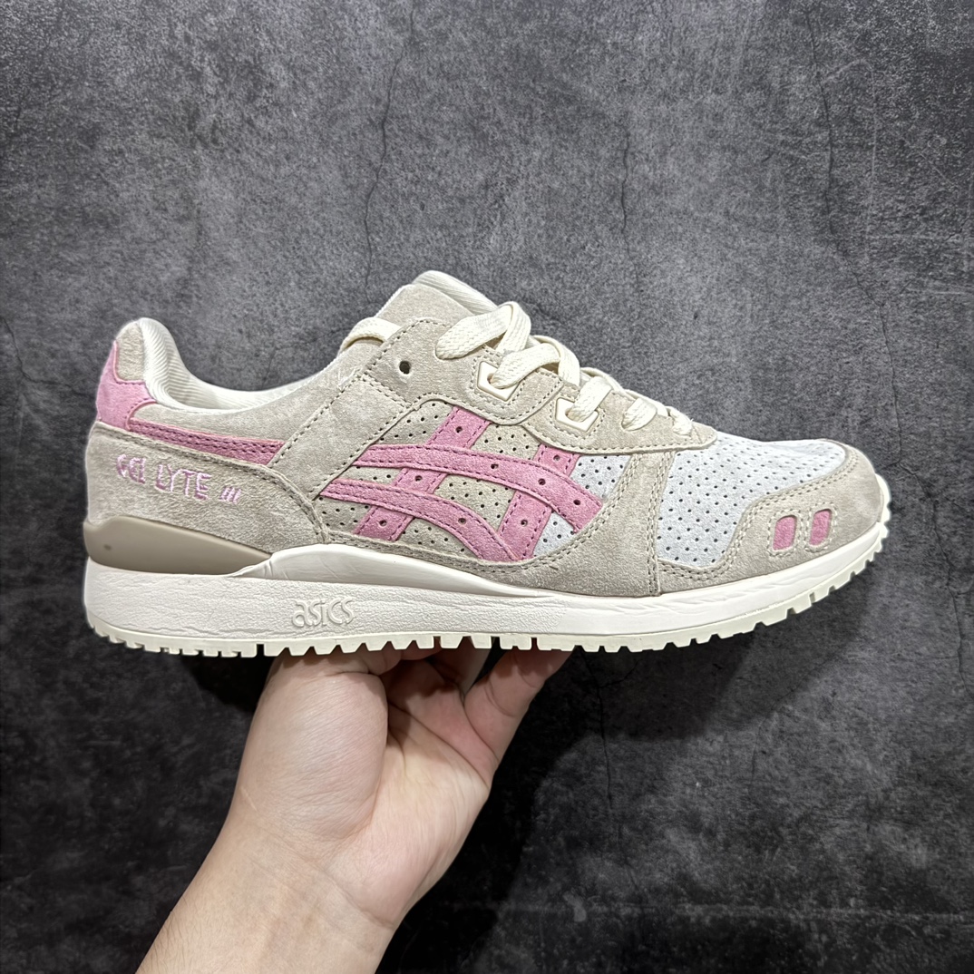 公司级AsicsGel-Lyte3反毛皮织物休闲跑步鞋GEL-LYTETIIIOG运动鞋再次以其90年代