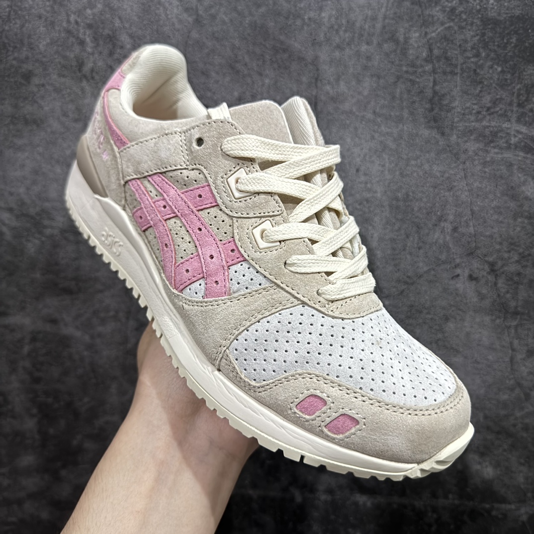 公司级AsicsGel-Lyte3反毛皮织物休闲跑步鞋GEL-LYTETIIIOG运动鞋再次以其90年代