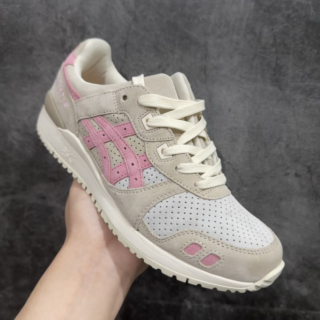 公司级AsicsGel-Lyte3反毛皮织物休闲跑步鞋GEL-LYTETIIIOG运动鞋再次以其90年代