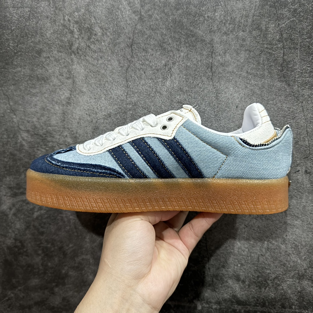 图片[2]-【神版】atmos x adidas originals Samba OGn单宁牛仔破旧风 T头牛仔联名做旧撕边复古风格设计 重塑单宁美学的随性风格n鞋尾的三叶草金属拉链更是画龙点睛之处n生胶加厚大底 增高且舒适 也更加耐磨n全新的设计和创意赋予了 Samba新的视觉效果与穿着体验 官方货号: II0001J 尺码: 35.5 36 36.5 37 38 38.5 39 40 40.5 41 42 42.5 43 44 44.5 45 编码：DZ230250-鞋库