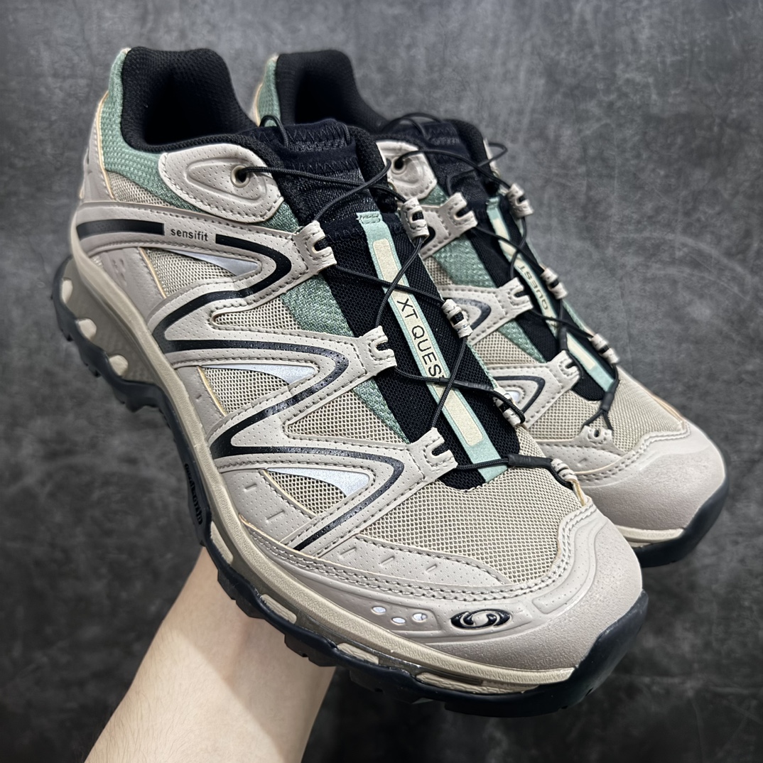 SalomonXT-QUESTADV萨洛蒙情侣款户外机能鞋米灰色卡其灰474790全新工厂出品升级品质全