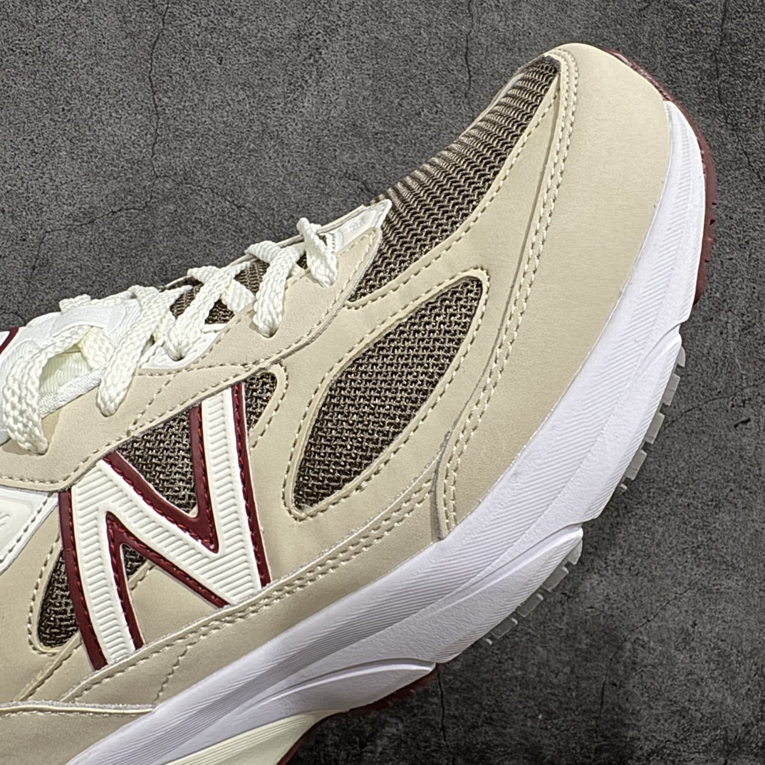 K版NewBalanceU990LO6新百伦NB990V6第六代总统复古慢跑鞋灰红色正确3M反光细节原楦